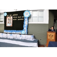 Acto del DIA DE LA BANDERA del Nivel Secundario